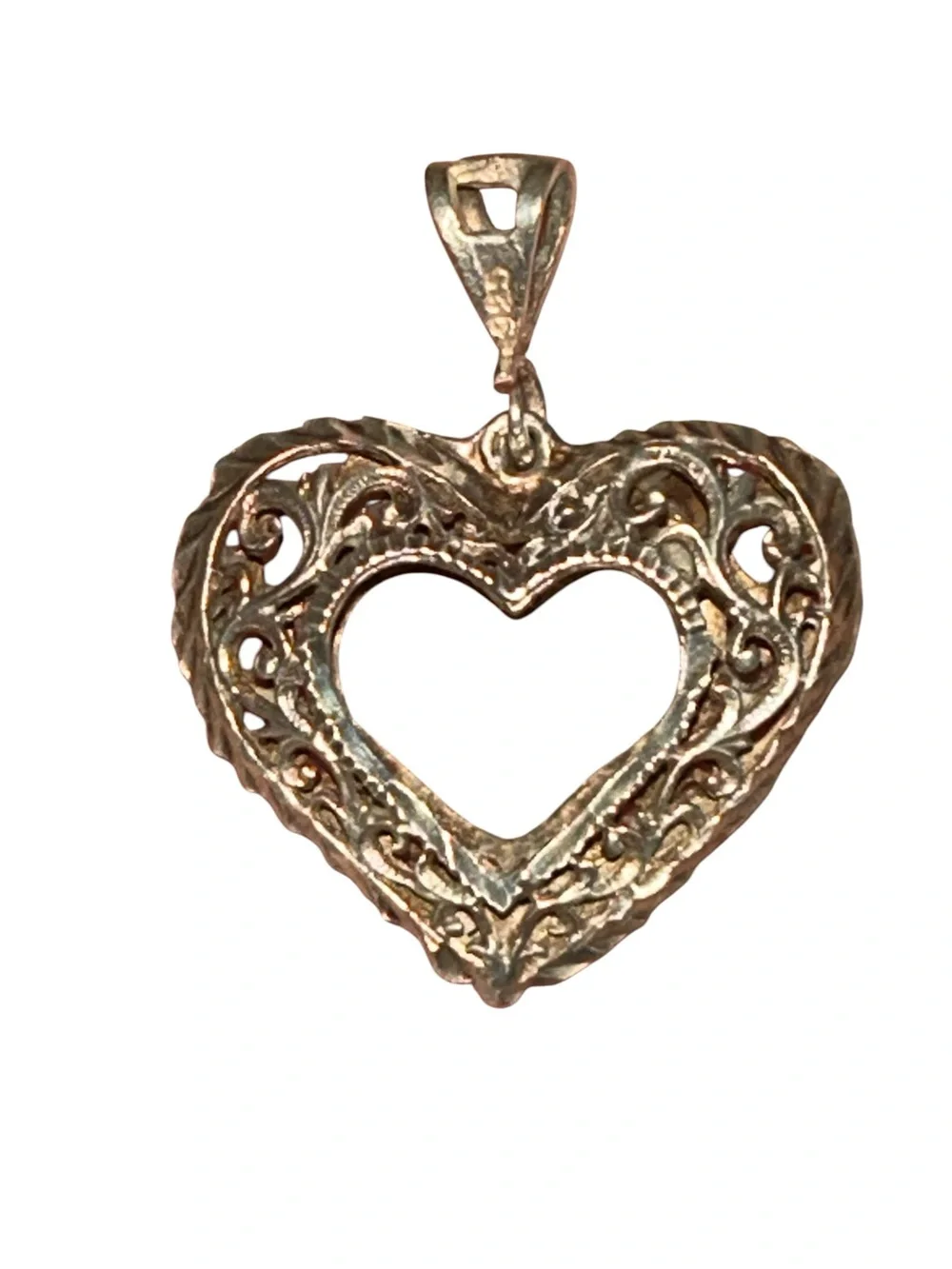 Sterling Silver Heart Pendant Necklace‎ - Silver Heart Jewelry